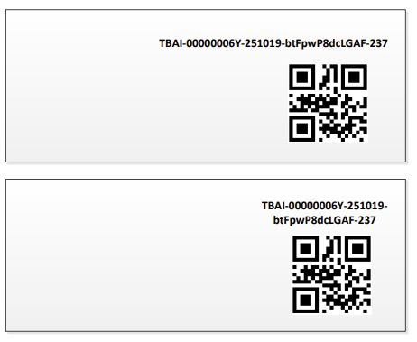 Example horizontal codes