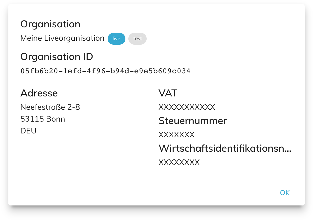 Informationen anzeigen